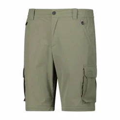 Pantaloni zip off con tasconi laterali stretch da uomo