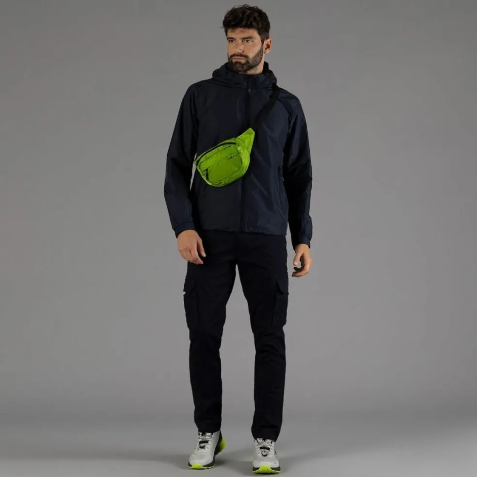Pantaloni zip off con tasconi laterali stretch da uomo