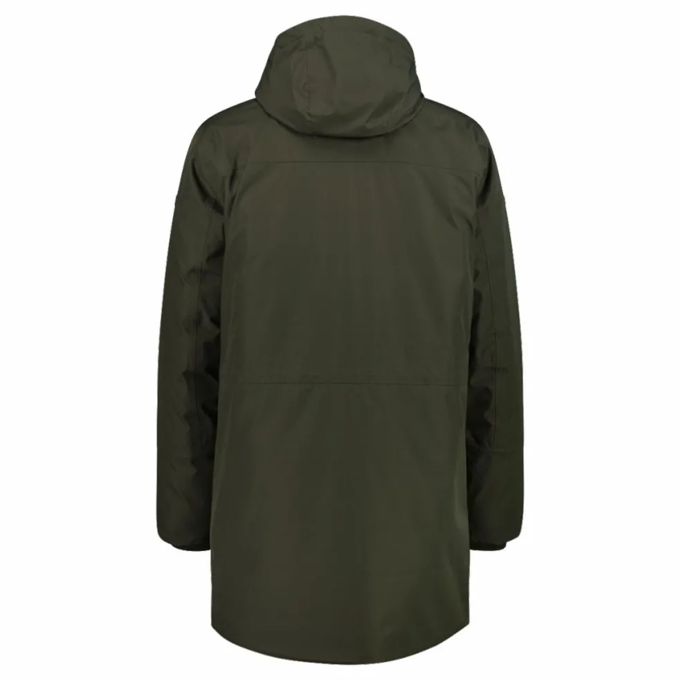 Parka imbottito da uomo con cappuccio