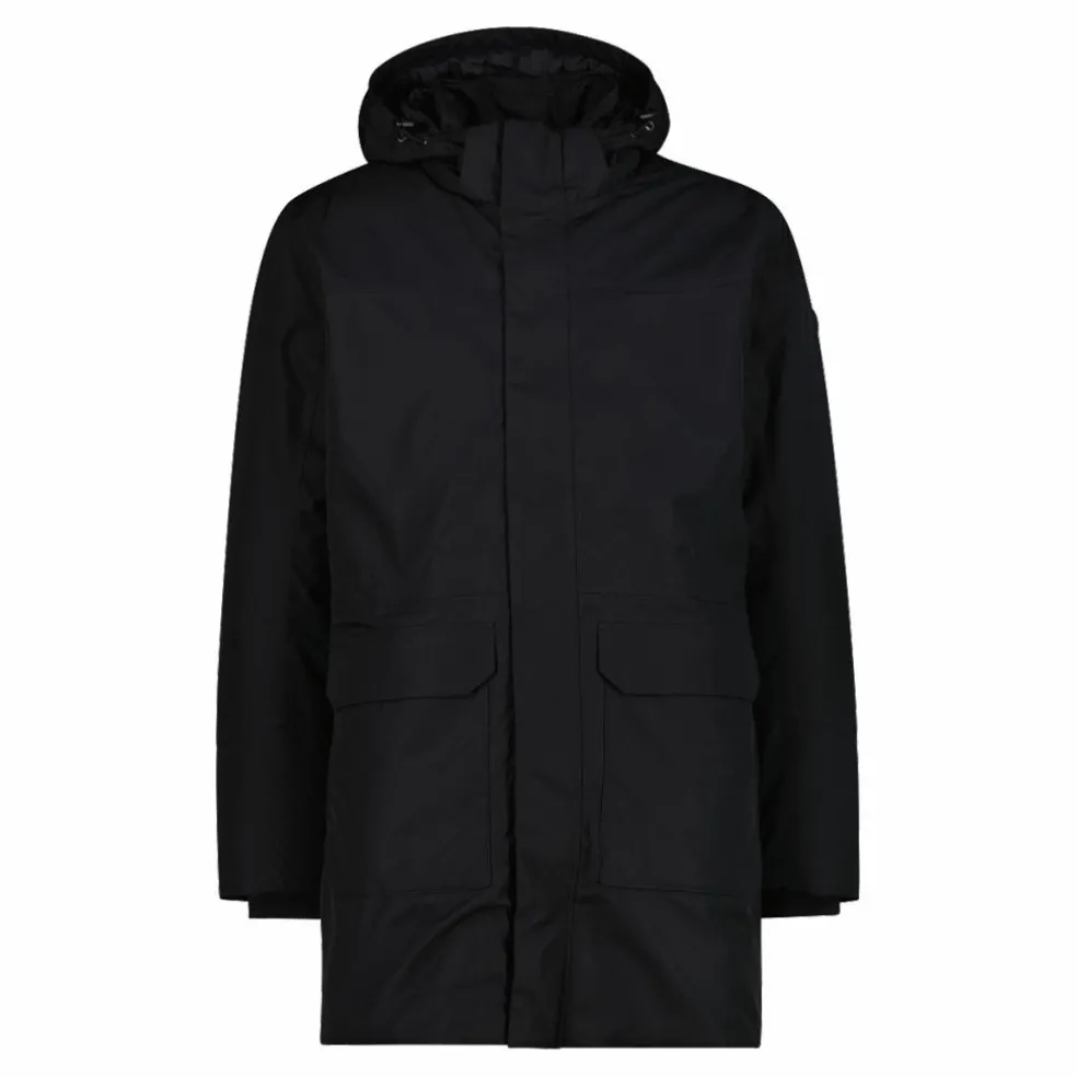 Parka imbottito da uomo con cappuccio