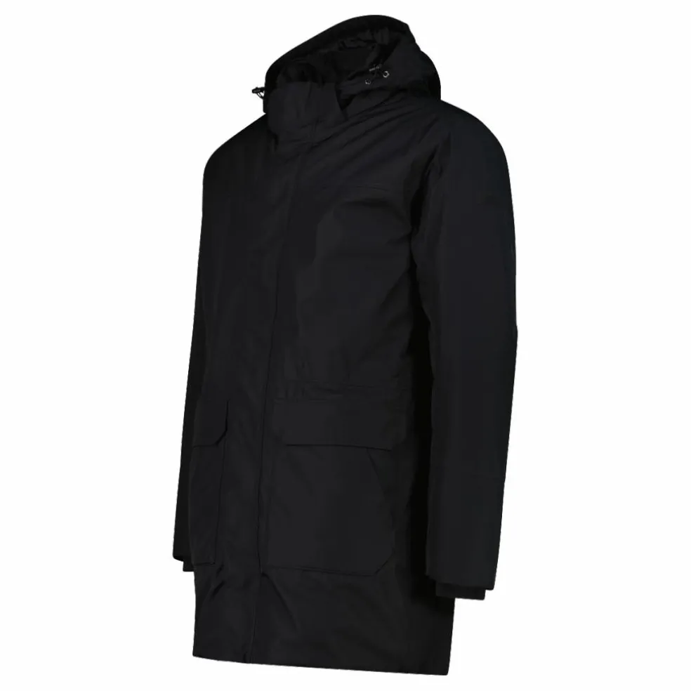 Parka imbottito da uomo con cappuccio