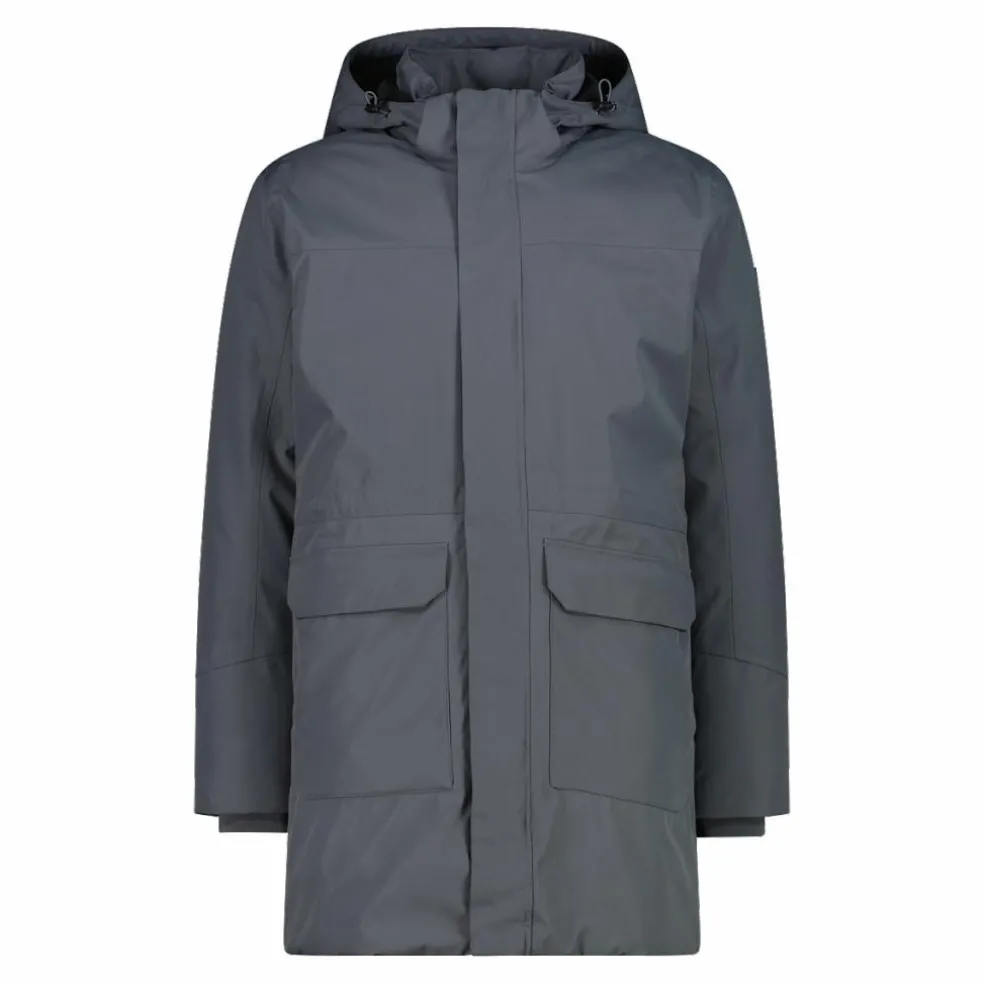 Parka imbottito da uomo con cappuccio