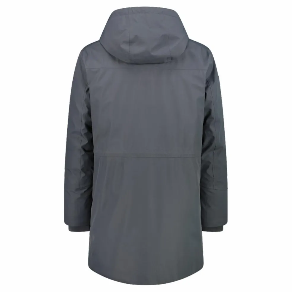 Parka imbottito da uomo con cappuccio