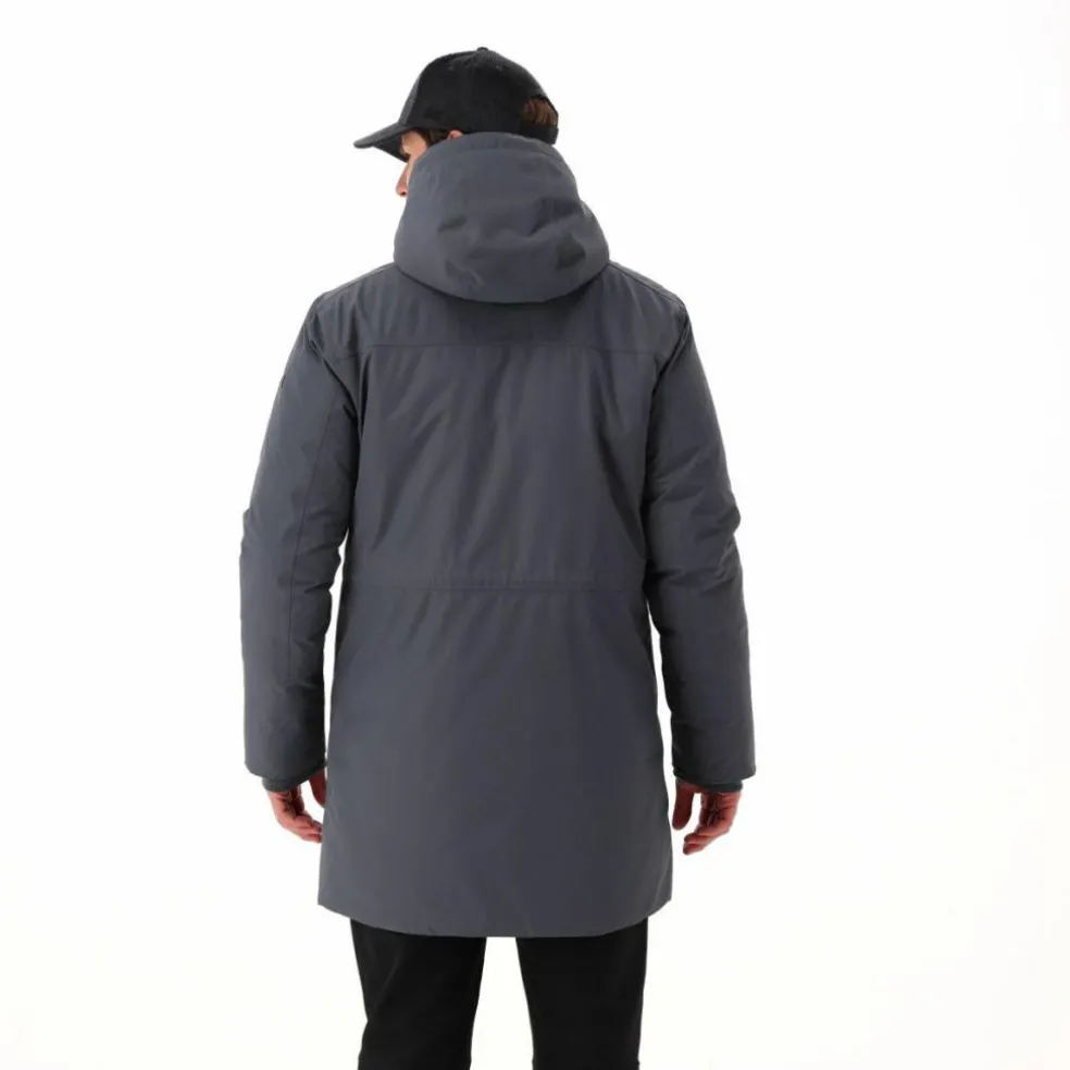 Parka imbottito da uomo con cappuccio