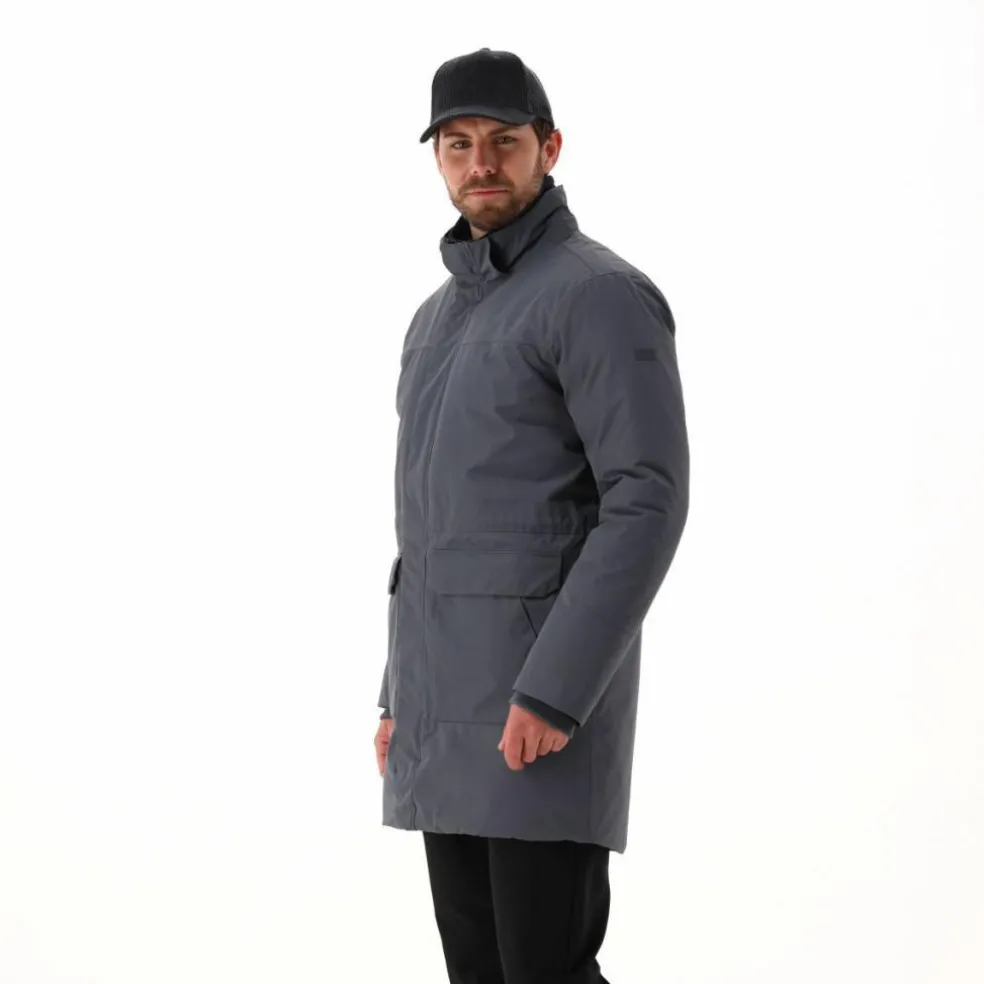 Parka imbottito da uomo con cappuccio
