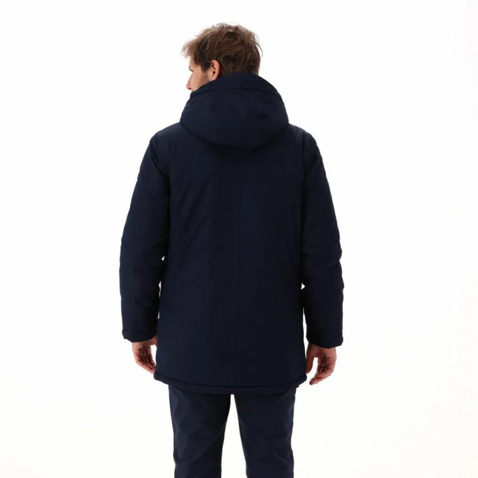 Parka imbottito da uomo con cappuccio