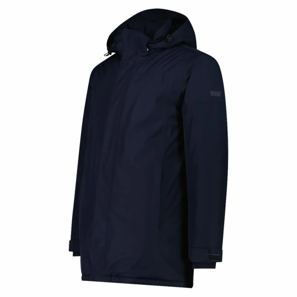 Parka imbottito da uomo con cappuccio