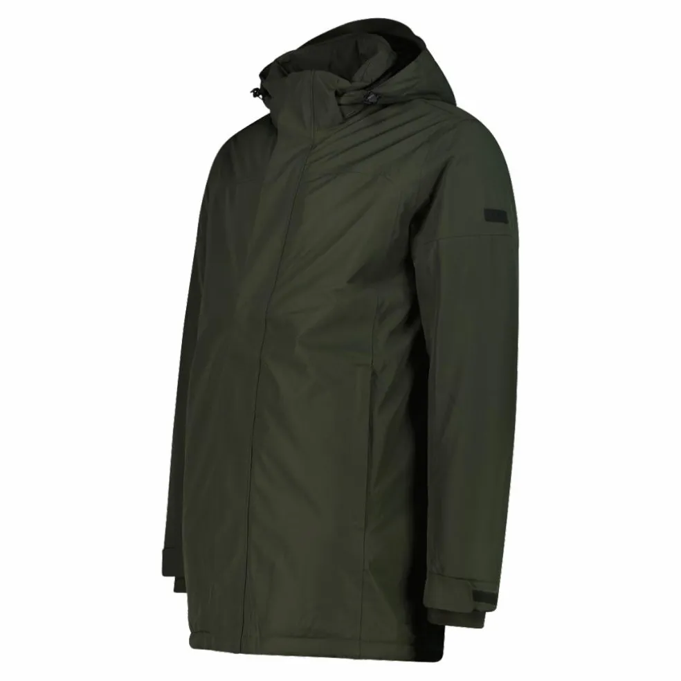 Parka imbottito da uomo con cappuccio