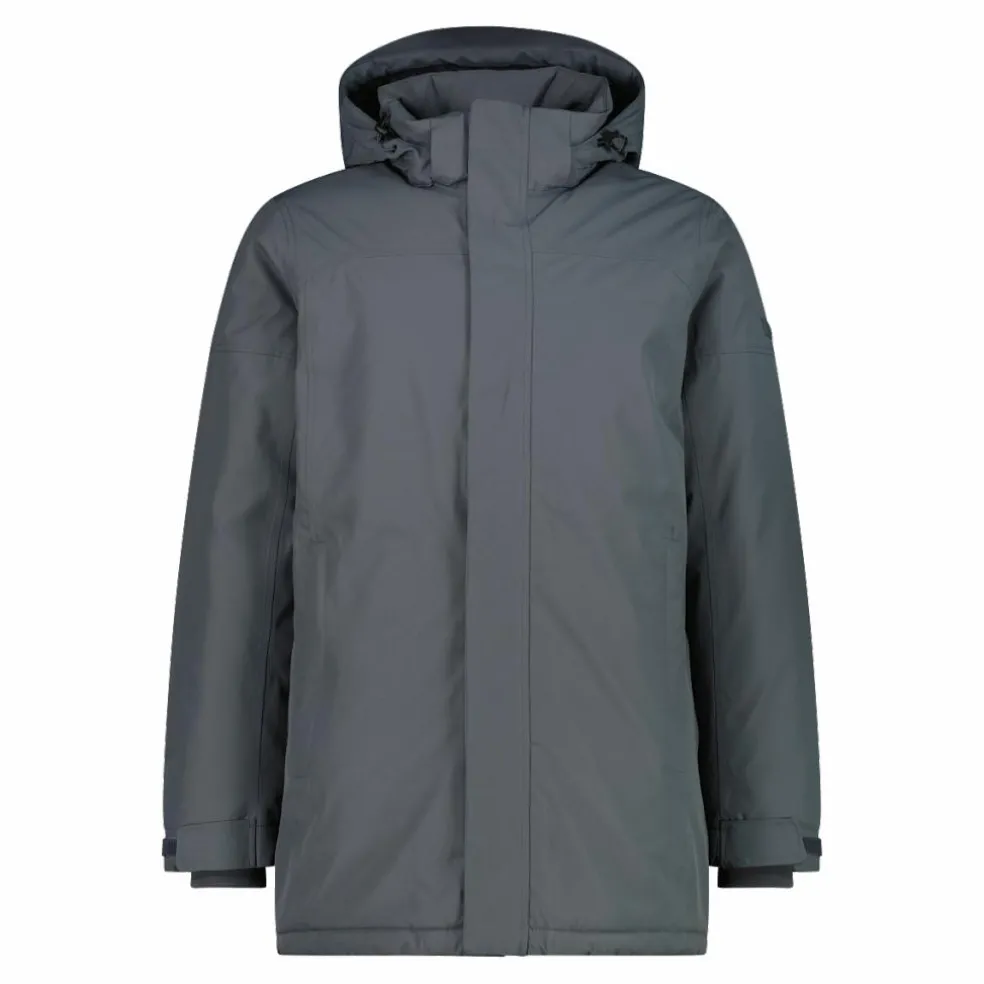 Parka imbottito da uomo con cappuccio