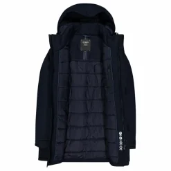 Parka imbottito da uomo con cappuccio