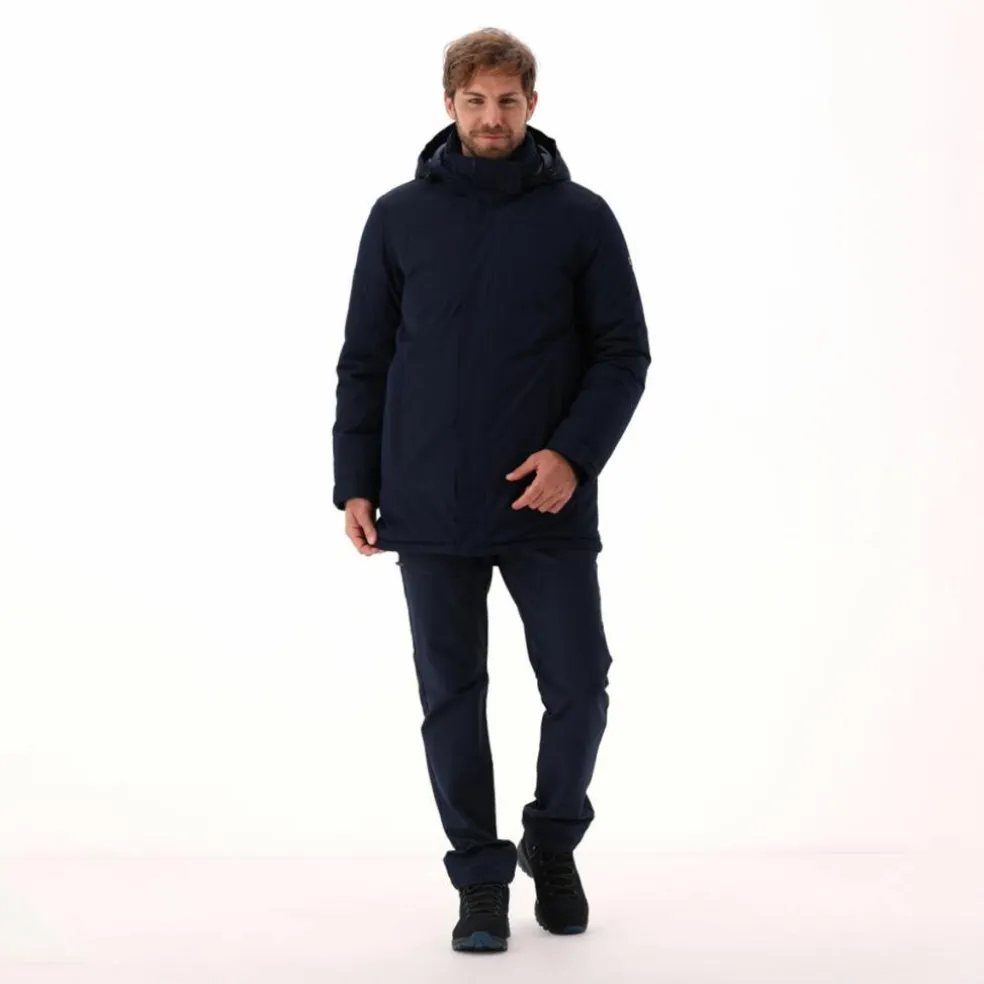Parka imbottito da uomo con cappuccio