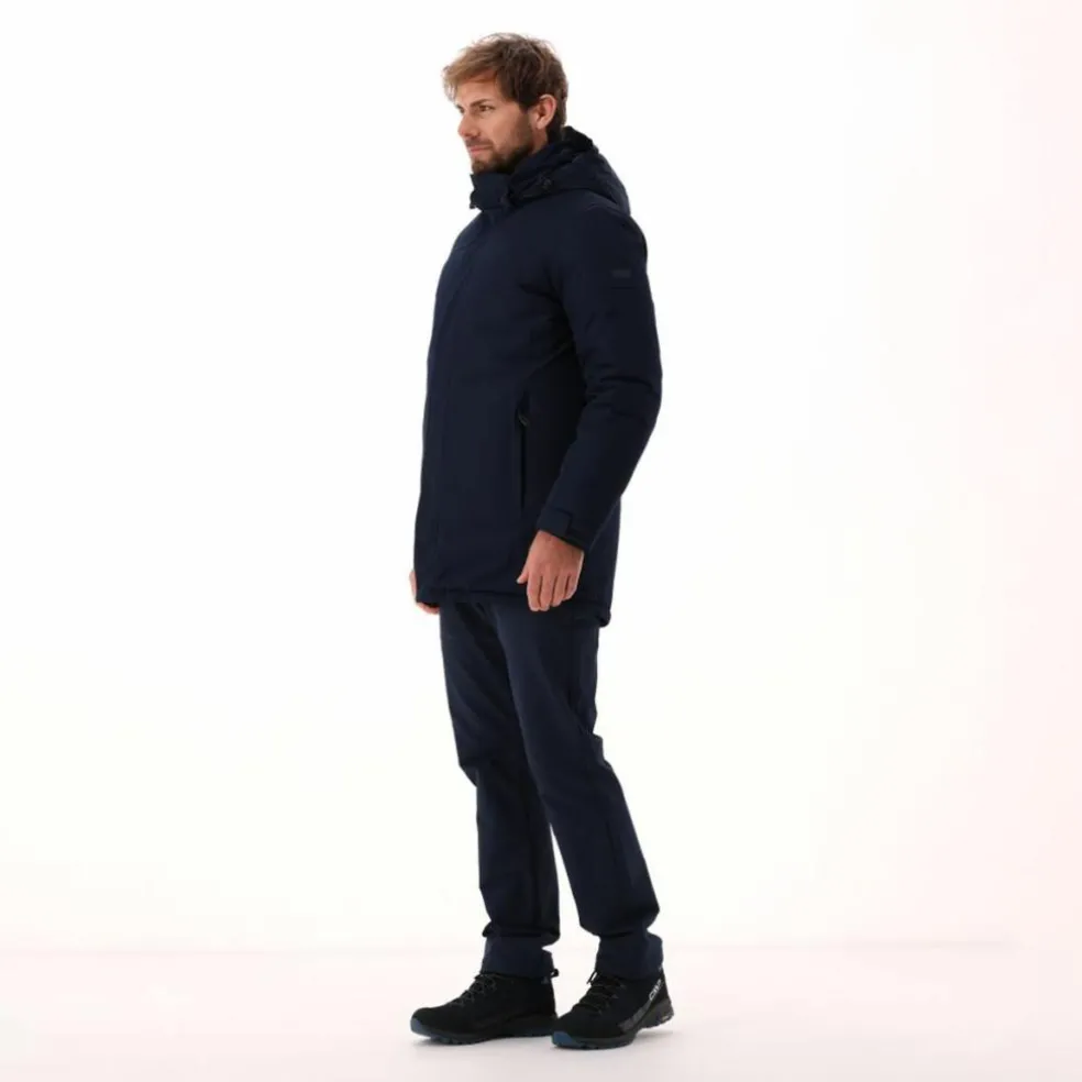 Parka imbottito da uomo con cappuccio
