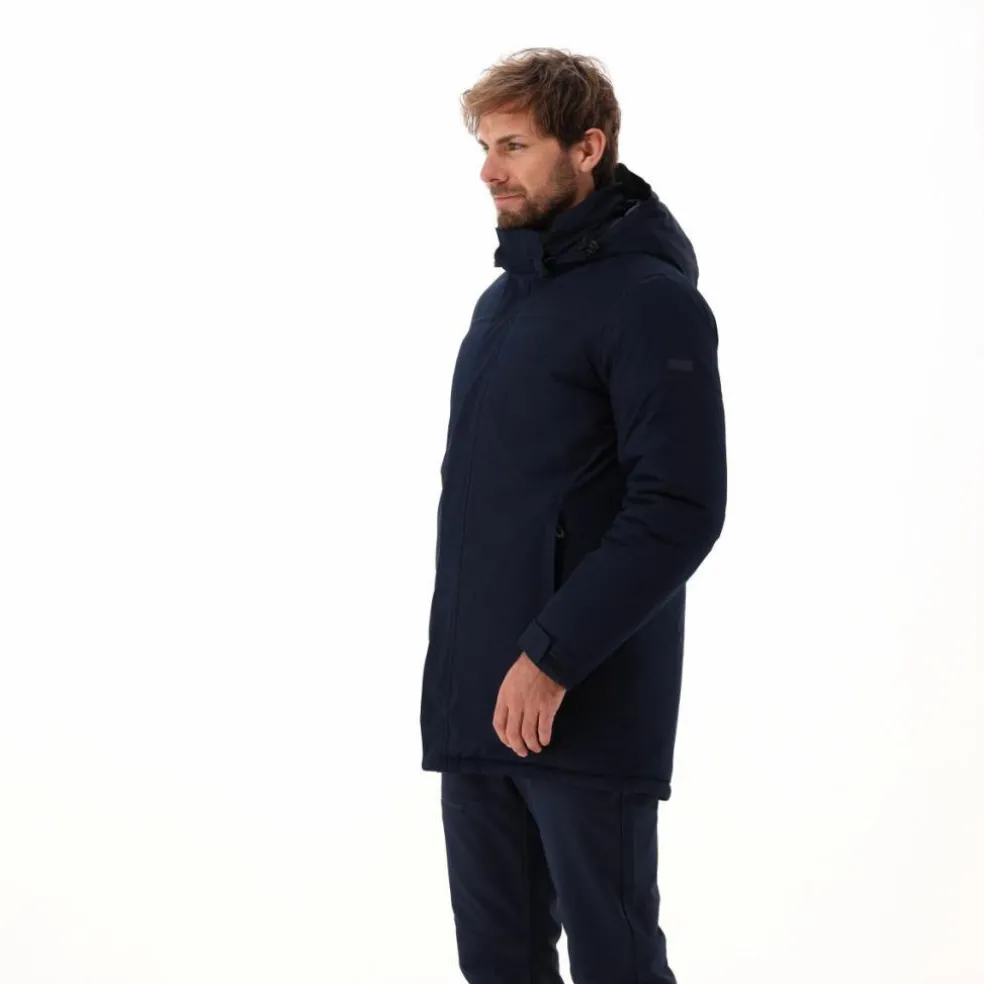 Parka imbottito da uomo con cappuccio