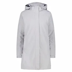 Parka impermeabile da donna in ripstop con cappuccio staccabile