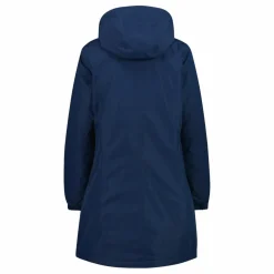 Parka impermeabile da donna in ripstop con cappuccio staccabile