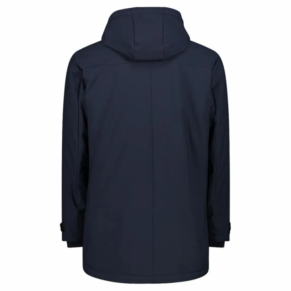 Parka in softshell imbottito da uomo