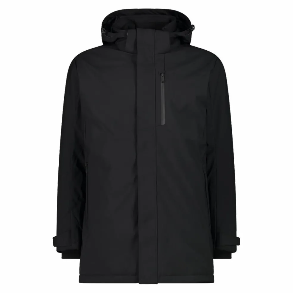 Parka in softshell imbottito da uomo