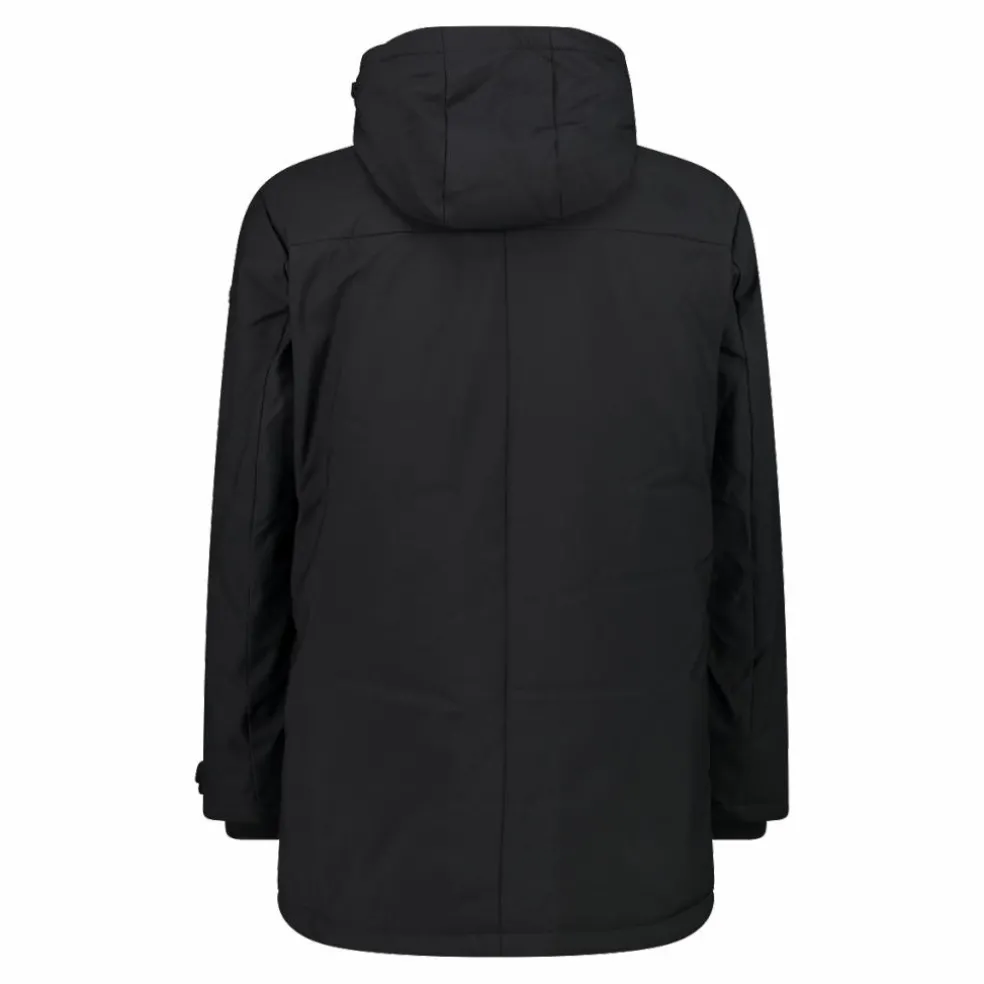 Parka in softshell imbottito da uomo