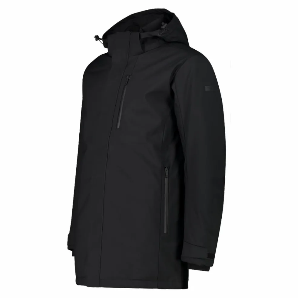 Parka in softshell imbottito da uomo