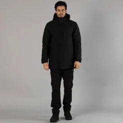 Parka in softshell imbottito da uomo