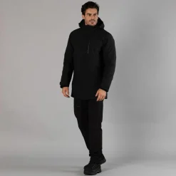 Parka in softshell imbottito da uomo
