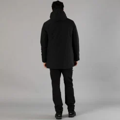 Parka in softshell imbottito da uomo