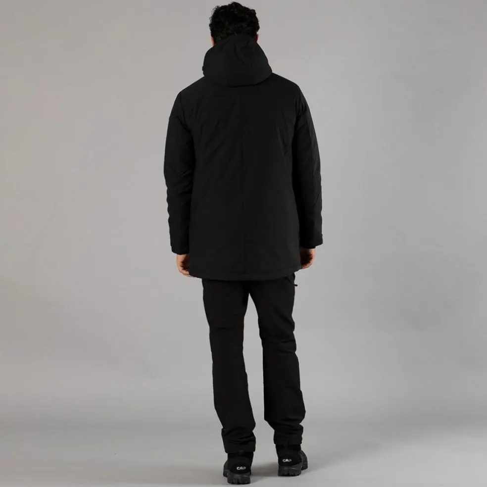 Parka in softshell imbottito da uomo
