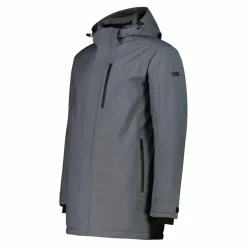 Parka in softshell imbottito da uomo