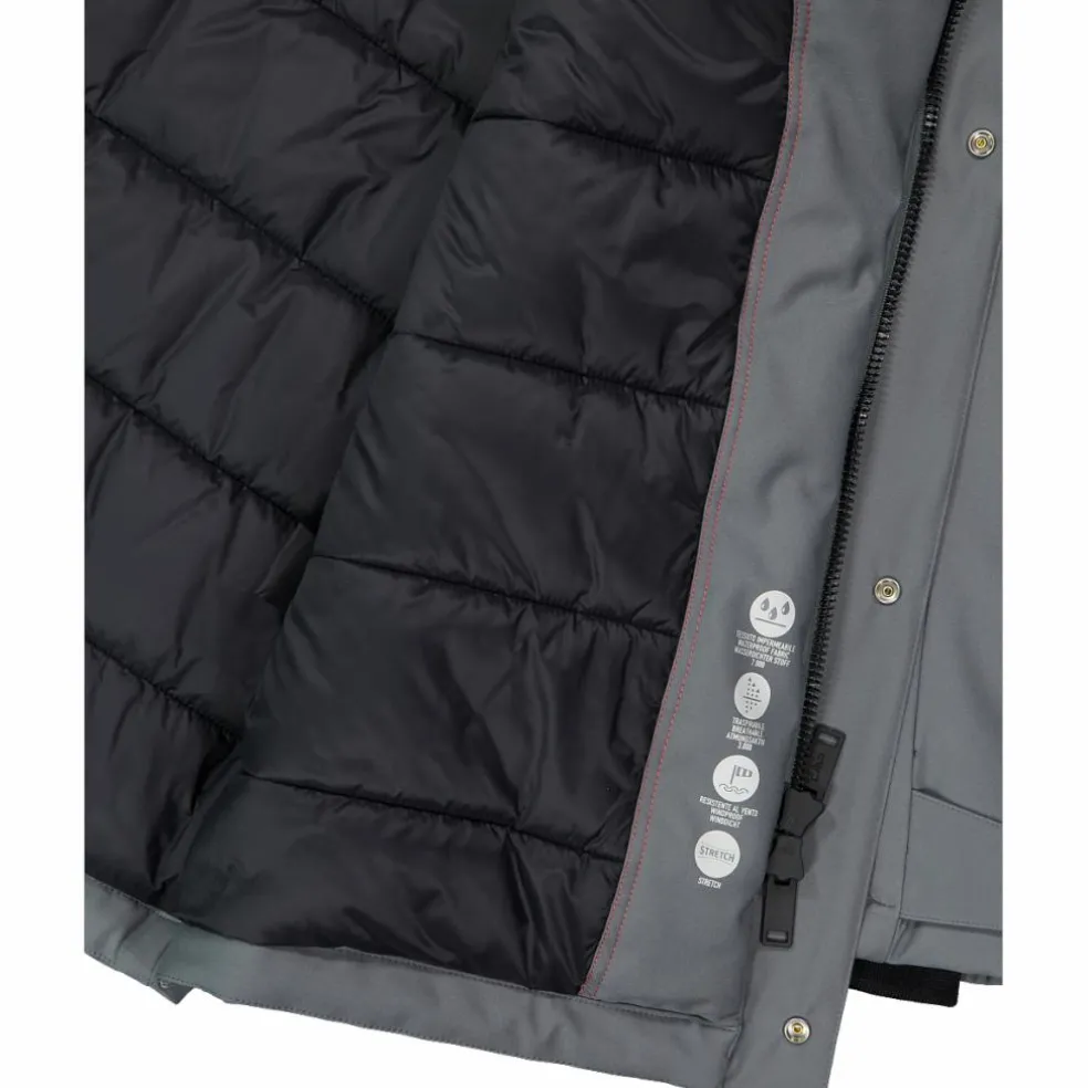 Parka in softshell imbottito da uomo