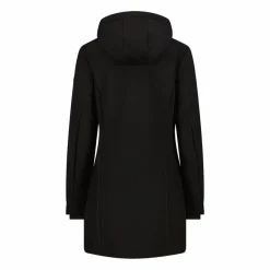 Parka sofshell da donna in pelliccetta