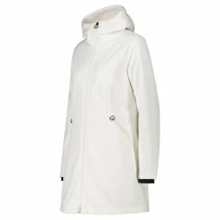 Parka sofshell da donna in pelliccetta