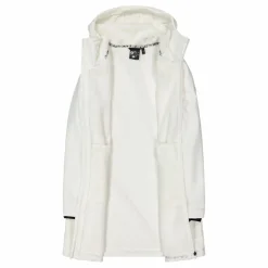 Parka sofshell da donna in pelliccetta