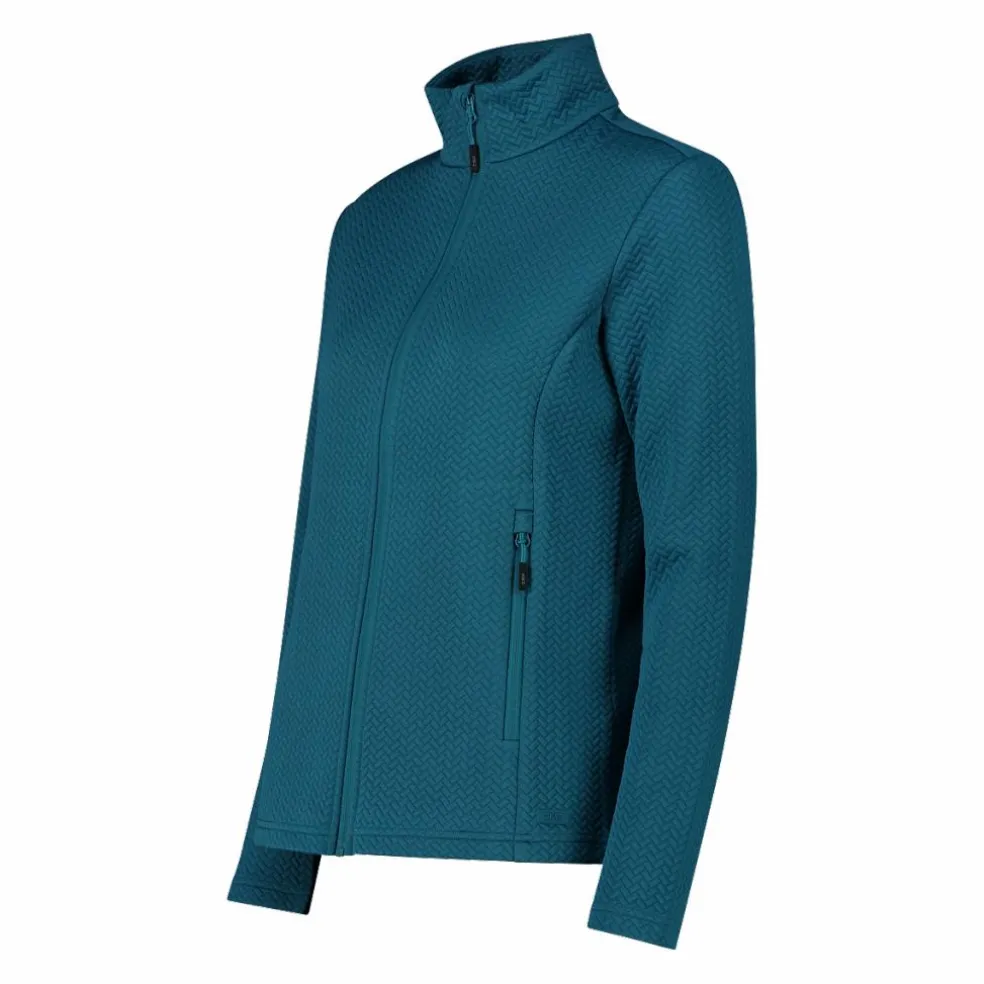 Pile elasticizzato da donna con stampa jacquard