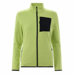 Pile Grid Tech con zip da donna