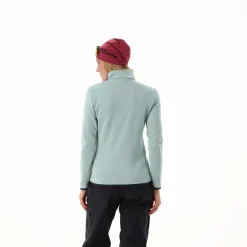 Pile Grid Tech con zip da donna