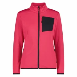 Pile Grid Tech con zip da donna