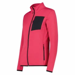 Pile Grid Tech con zip da donna