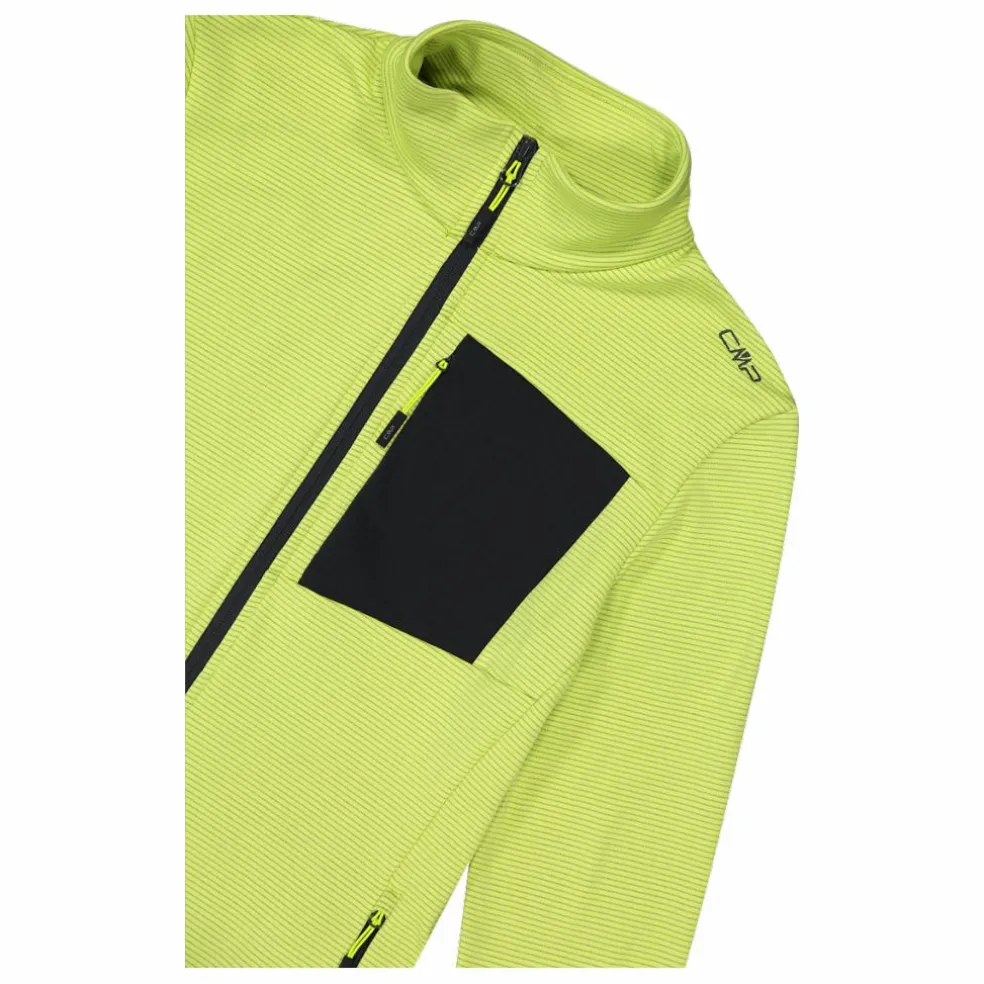 Pile Grid Tech con zip da donna