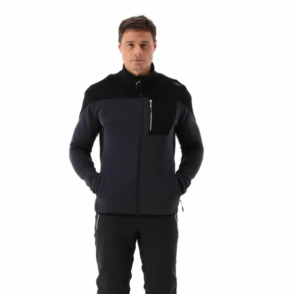 Pile Grid Tech da uomo in block color