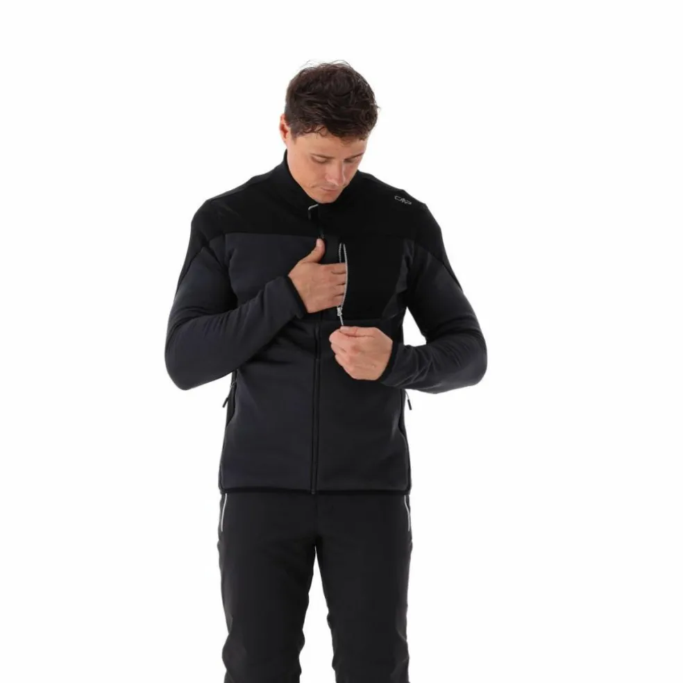 Pile Grid Tech da uomo in block color