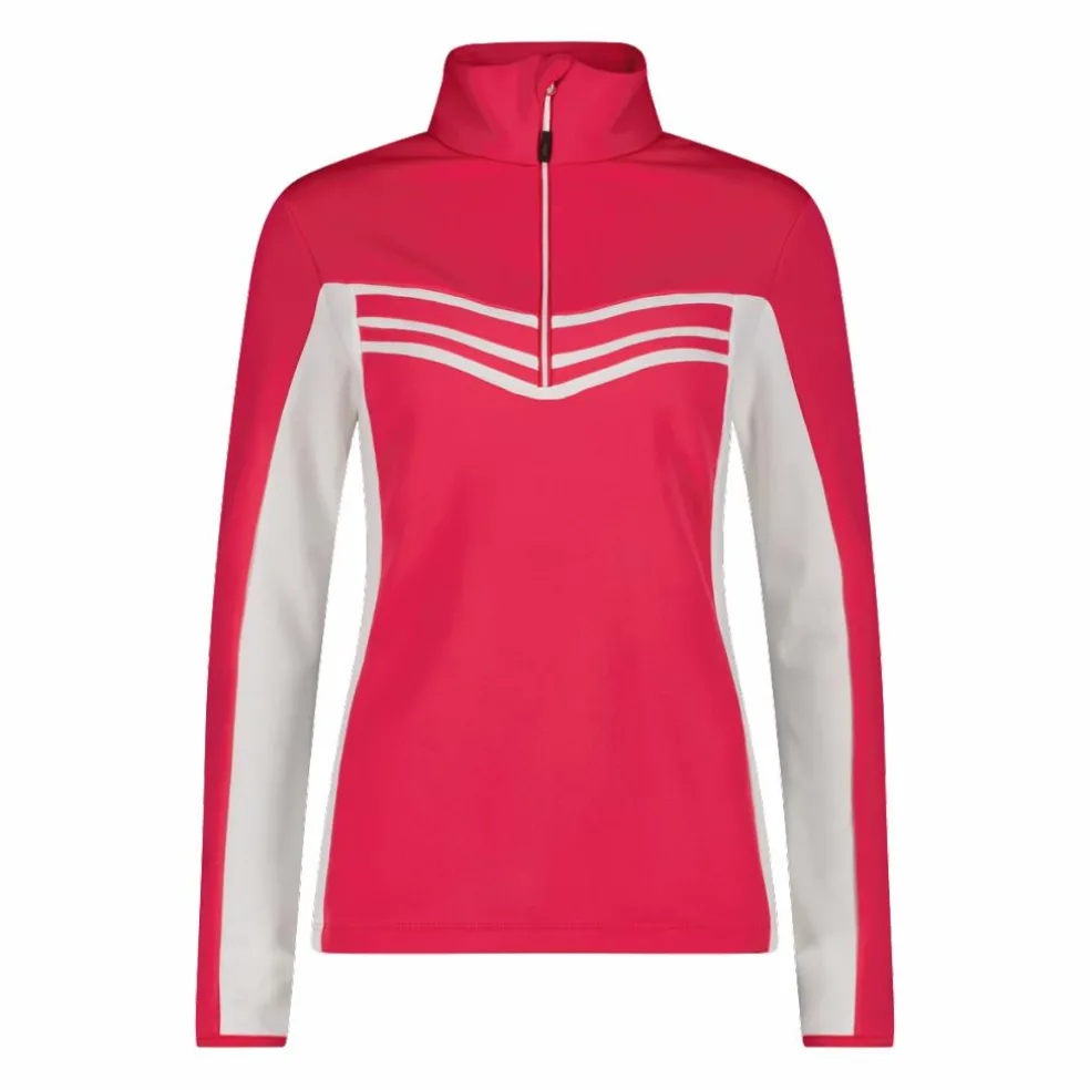 Pile in Stretch Performance da donna con dettagli a contrasto