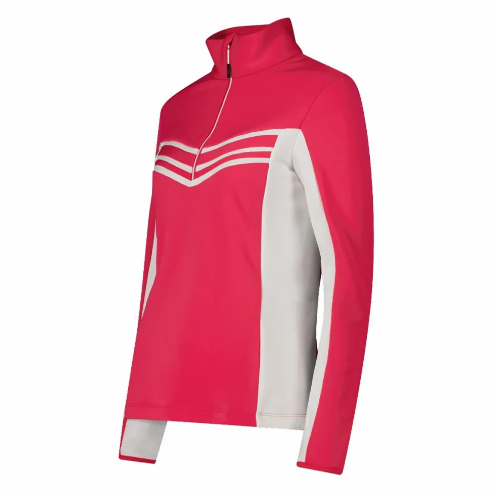 Pile in Stretch Performance da donna con dettagli a contrasto