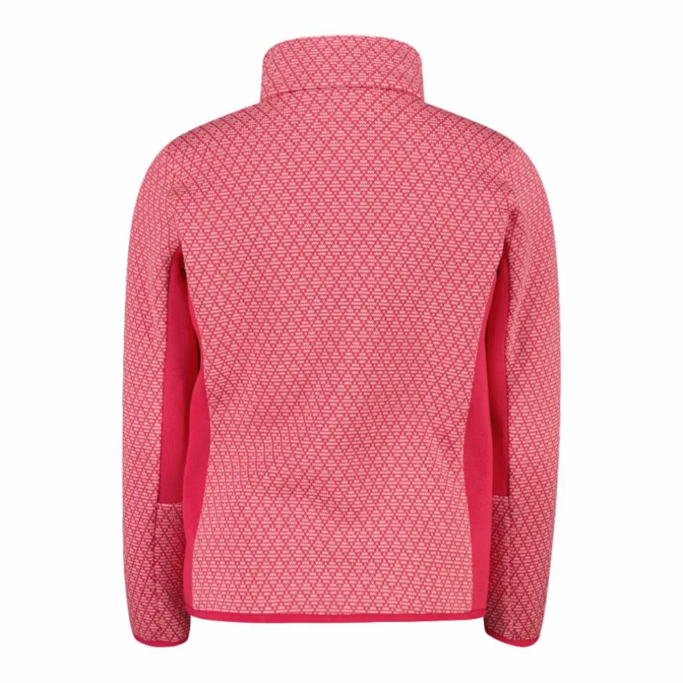 Pile knit tech da bambina