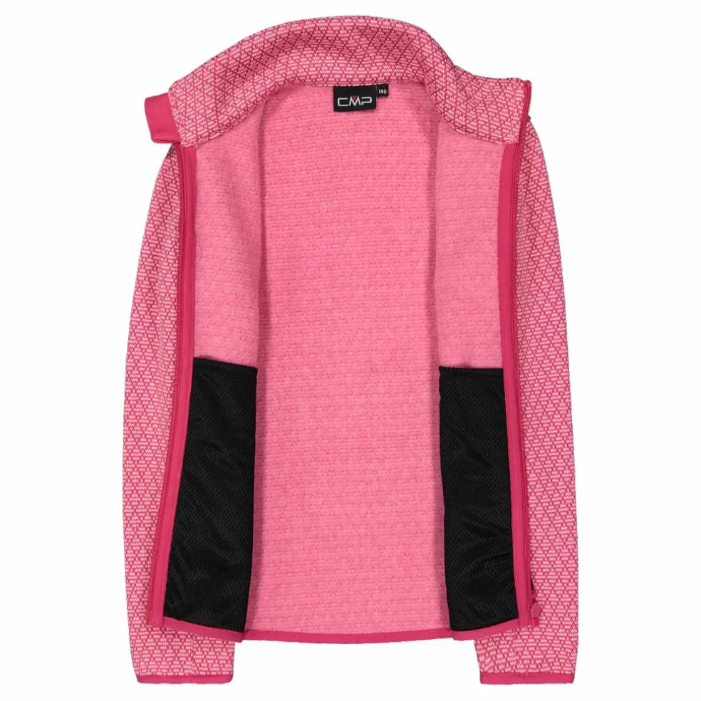 Pile knit tech da bambina