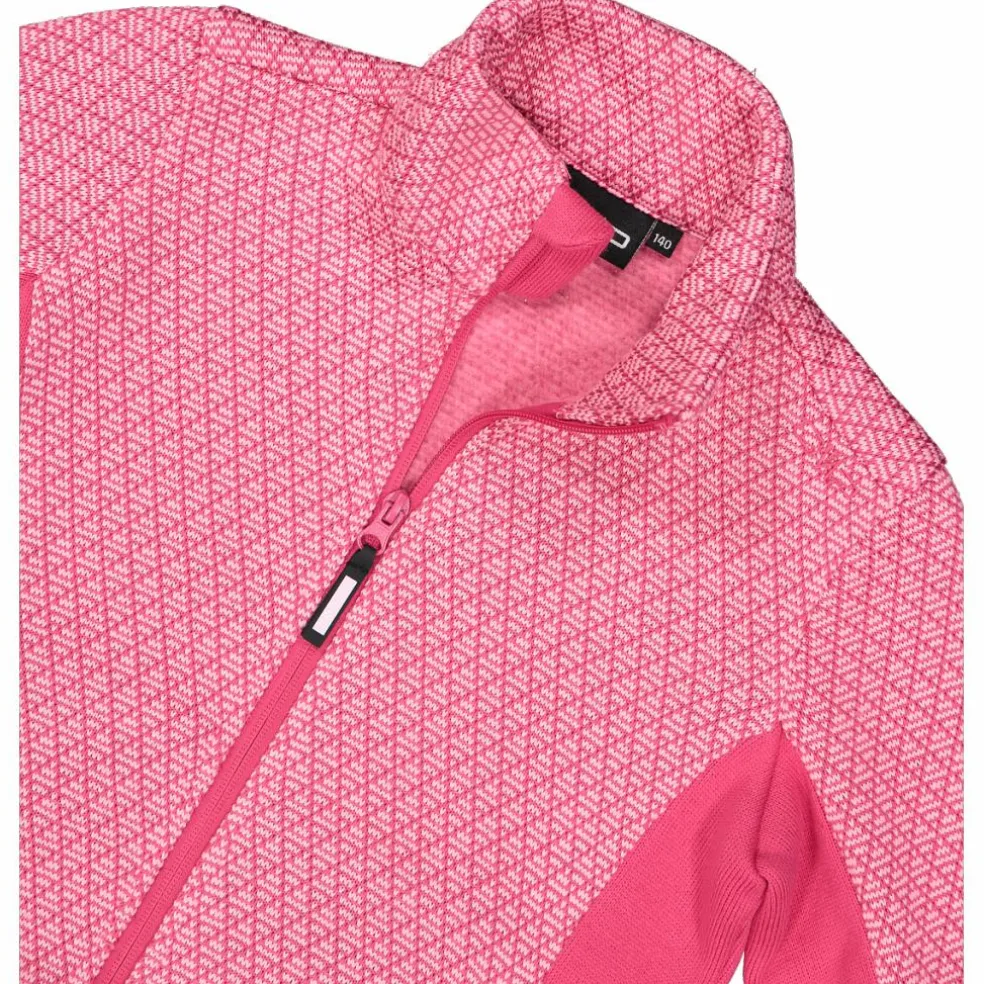Pile knit tech da bambina