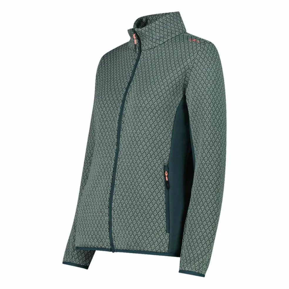 Pile knit tech da donna