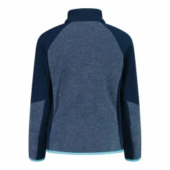 Pile Knit Tech melange da bambina nido d'ape