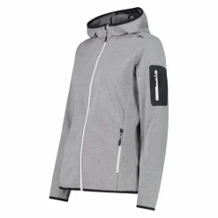 Pile Knit-tech con cappuccio e mesh