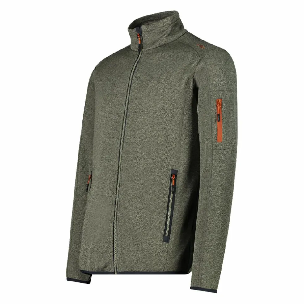 Pile Knit-tech con mesh da uomo