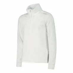Pile mezza zip arctic fleece da bambina con fiocco di neve